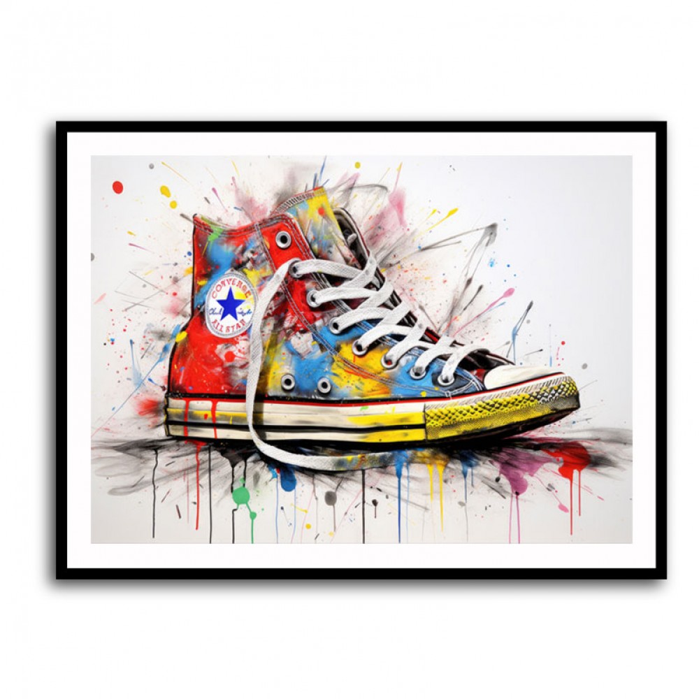 Converse wall art on sale